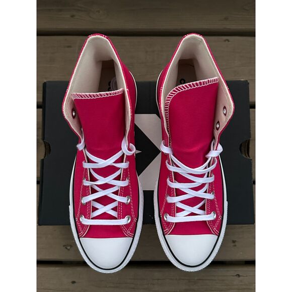 NEW Converse Womens Pink Chuck Taylor All Star Platform High Casual Sneaker Sz 9 - Picture 3 of 8